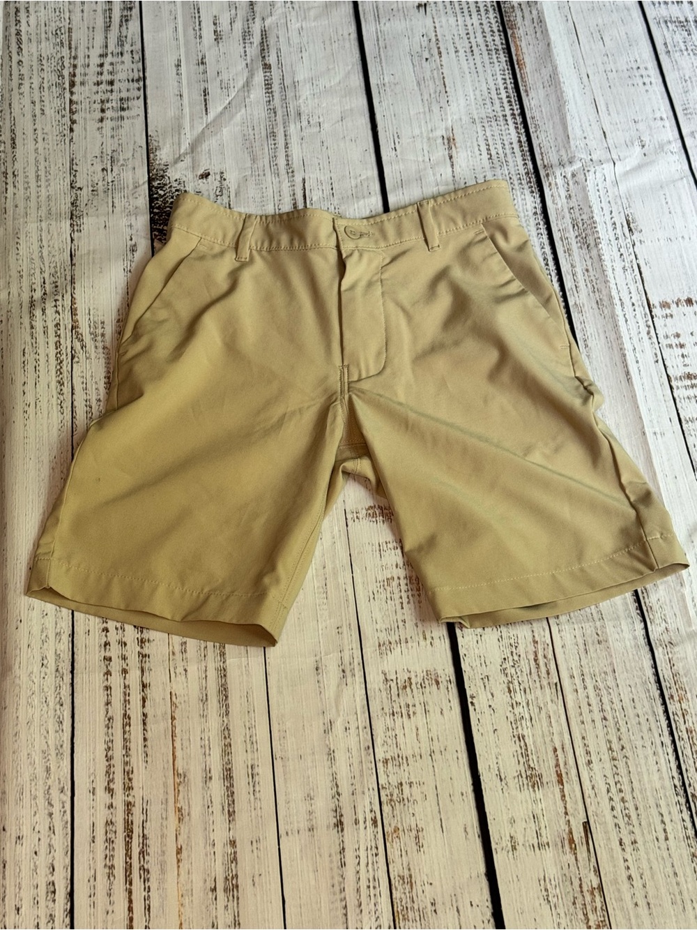 Izod Boys Khaki/Tan Chino Shorts
